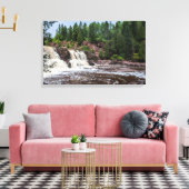 Gooseberry Falls Canvas Print Leinwanddruck (Insitu (Wohnzimmer))