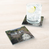 Gooseberry Falls glass Untersetzer (Schrägansicht)