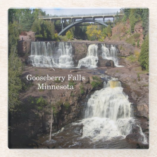 Gooseberry Falls glass Untersetzer (Vorderseite)