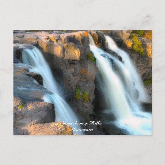 Gooseberry Falls, Minnesota Postkarte (Vorderseite)