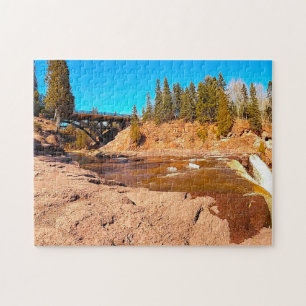 Gooseberry Falls Minnesota. Puzzle