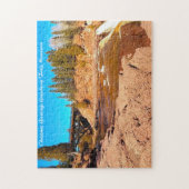 Gooseberry Falls Minnesota Weihnachtsgrüße Puzzle (Vertikal)