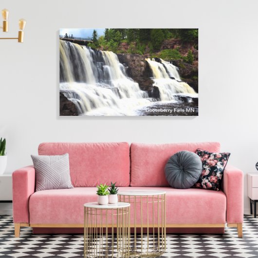 Gooseberry Falls MN Leinwanddruck (Insitu (Wohnzimmer))