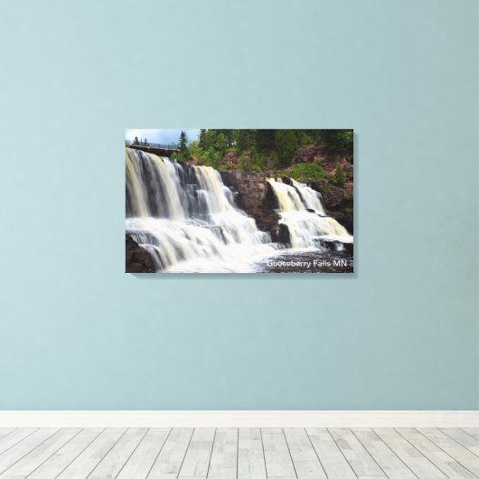 Gooseberry Falls MN Leinwanddruck (Insitu (Holzboden))