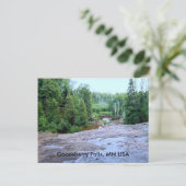 Gooseberry Falls, MN USA Postkarte (Stehend Vorderseite)
