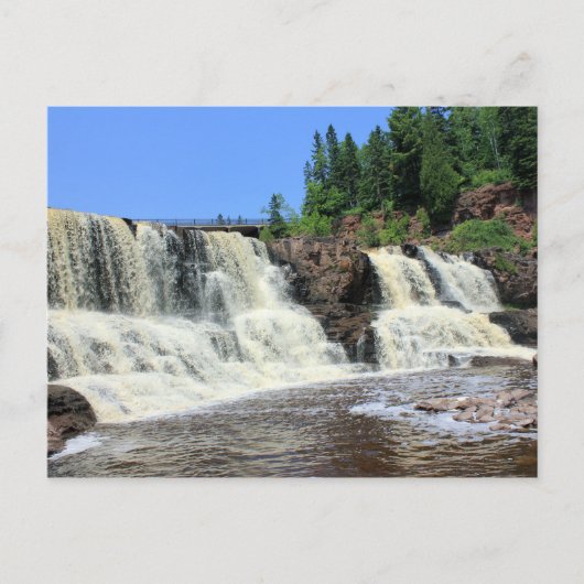Gooseberry Falls, North Shore, Minnesota Postkarte (Vorderseite)