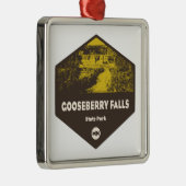Gooseberry Falls Staat Park Minnesota Ornament Aus Metall (Rechts)