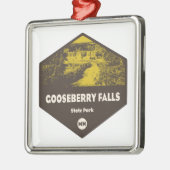 Gooseberry Falls Staat Park Minnesota Ornament Aus Metall (Links)