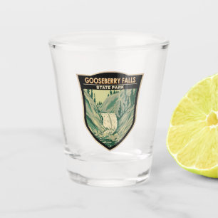 Gooseberry Falls Staat Park Minnesota Vintag Schnapsglas