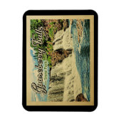 Gooseberry Falls Staat Park Vintage Magnet (Vertikal)