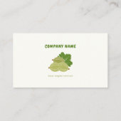 Gooseberry Fruit Business Card Visitenkarte (Rückseite)