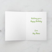Gooseberry Fruit Falted Birthday Card Karte (Innenseite)