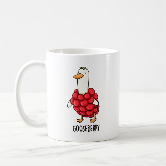 Gooseberry Funny Berry Pun Kaffeetasse (Links)