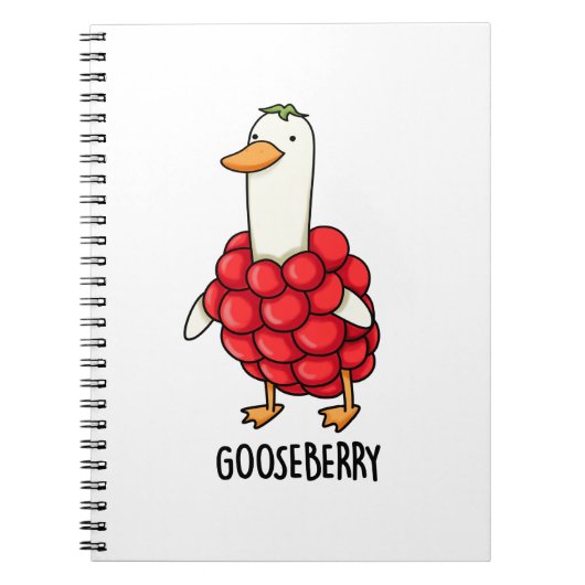 Gooseberry Funny Berry Pun Notizblock (Vorderseite)