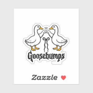 Goosebumps Albern Gänse Hungerfestungen Aufkleber