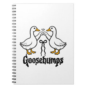 Goosebumps Albern Gänse Hungerfestungen Notizblock