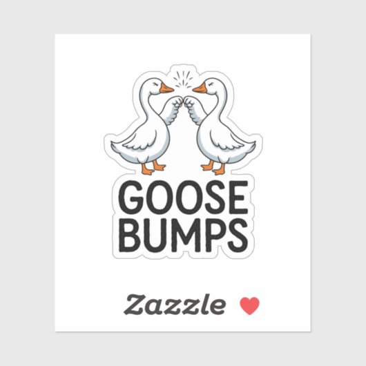 Goosebumps Funny Bird Friends Vinyl Aufkleber (Blatt)