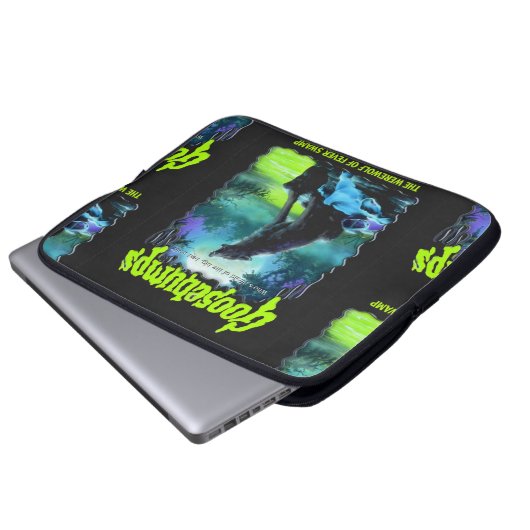 Goosebumps R.L. Stine Werewolf Horror Halloween Laptopschutzhülle (Vorne Knopf)