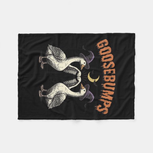 Goosebumps Witzige Gänsehaut Puns Halloween Fleecedecke (Vorderseite (Horizontal))