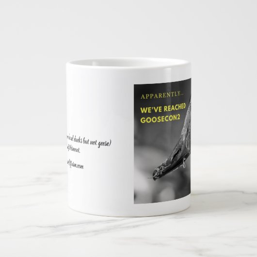 GooseCon2 Jumbo-Tasse (Vorderseite)