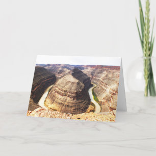 Gooseneck Canyon USA Feiertagskarte