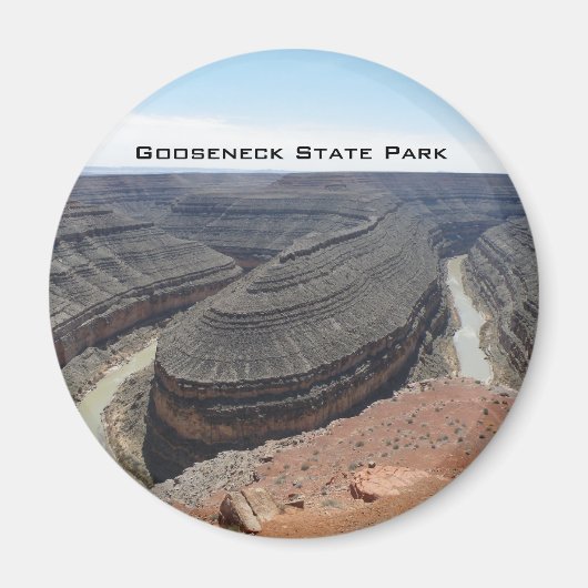 Gooseneck Staat Park Magnet (Vorne)