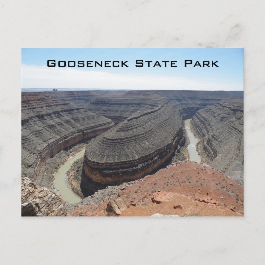 Gooseneck Staat Park Postkarte (Vorderseite)