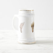 Gooseneckrankenfußkrebs-Tasse Bierglas (Vorderseite Links)