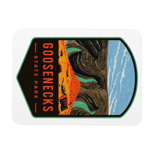 Goosenecks Staat Park Magnet (Horizontal)