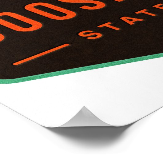 Goosenecks Staat Park Poster (Ecke)