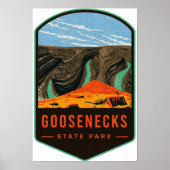 Goosenecks Staat Park Poster (Vorne)