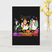 Gooses Halloween Thanksgiving Christmas Happy Hall Karte (Gelbe Blume)