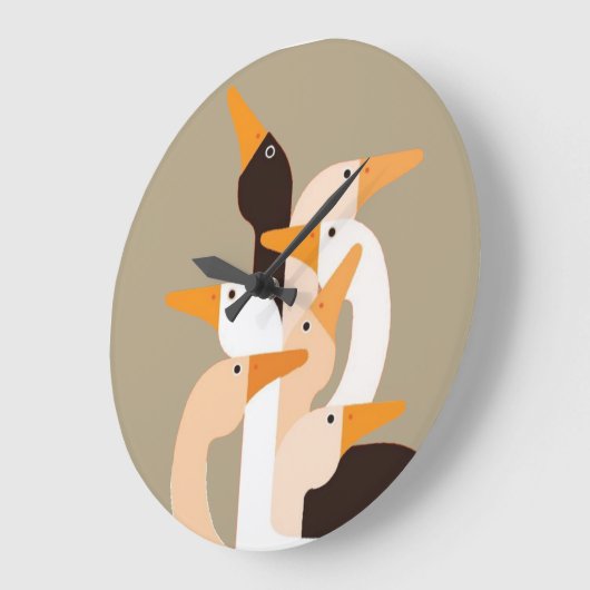 Gooses Wall Clock Große Wanduhr (Winkel)