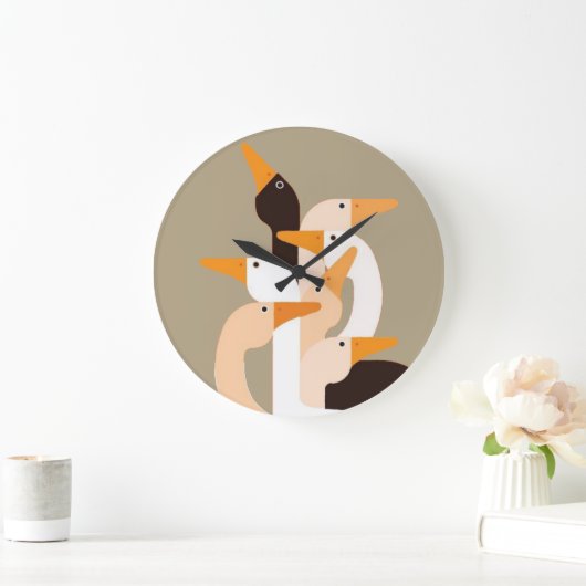Gooses Wall Clock Große Wanduhr (Zuhause)