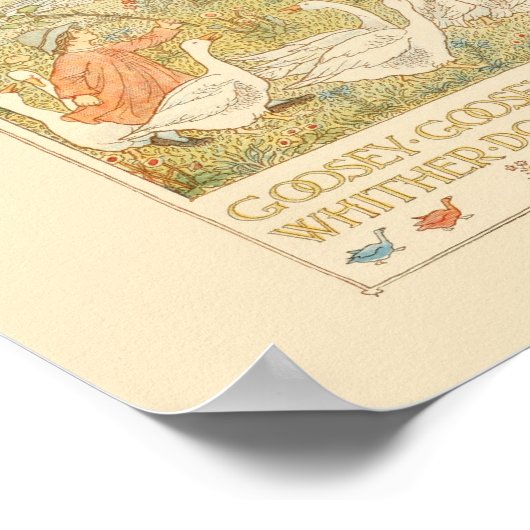 Goosey Goosey Gander Poster (Ecke)