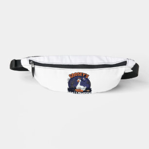 Gooseys Halloween-Gans-Hexenhut-Kürbis_1 Bauchtasche