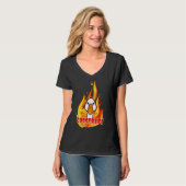 Goosfraba wütende Gans T-Shirt (Vorderseite Vollansicht)