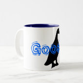 Goosio! Zweifarbige Tasse (Vorderseite Links)