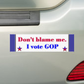 Gop-Abstimmung Autoaufkleber (Auf Auto)