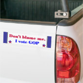 Gop-Abstimmung Autoaufkleber (Auf Lkw)