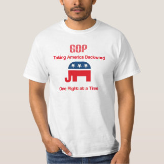 GOP: Amerika nach dem anderen rückwärts zu bringen T-Shirt