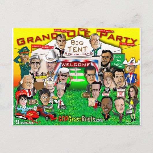 GOP Big Zent Postkarte (Vorderseite)