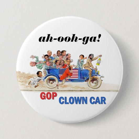 Gop-Clown-Auto Button (Vorderseite)