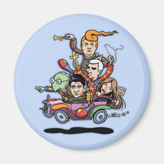 GOP Clownwagen '16 Magnet (Vorne)