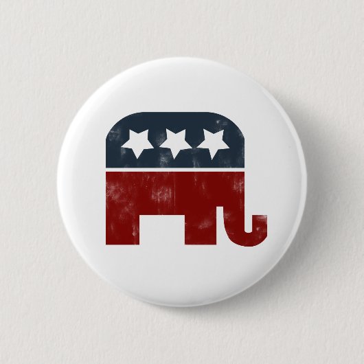 GOP Elefant-Logo Button (Vorderseite)