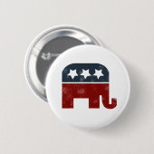 GOP Elefant-Logo Button (Vorne & Hinten)