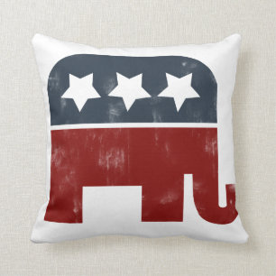 GOP Elefant-Logo Kissen