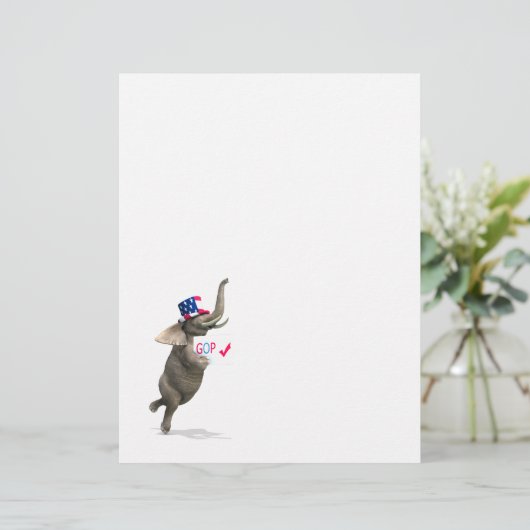 GOP Elephant (Stehend Vorderseite)