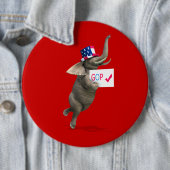 GOP Elephant Button (Beispiel)