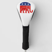 GOP Elephant Driver Cover Golf Headcover (Vorderseite)